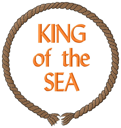 King Of The Sea Machine Embroidery Design