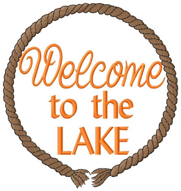 Picture of Welcome To The Lake Machine Embroidery Design