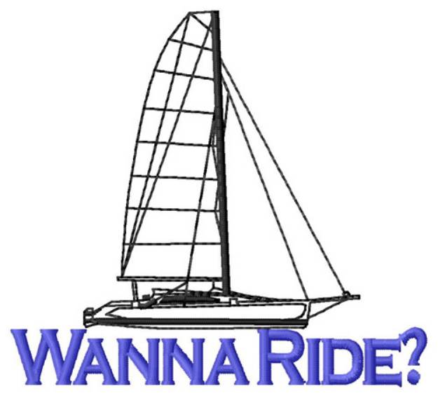 Picture of Wanna Ride? Machine Embroidery Design