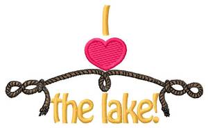 Picture of Love The Lake Machine Embroidery Design