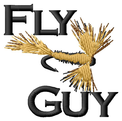 Fly Guy Machine Embroidery Design
