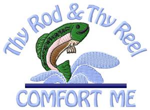 Picture of Thy Rod Machine Embroidery Design
