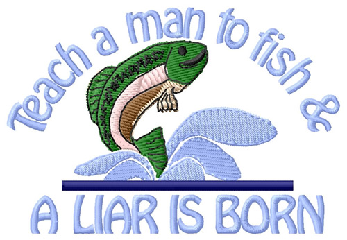 Liar Is Born Machine Embroidery Design
