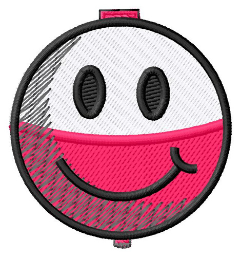 Smiley Bobber Machine Embroidery Design