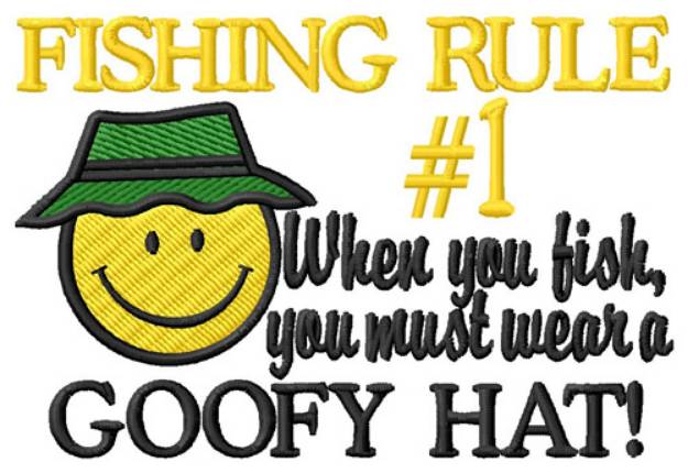 Picture of Goofy Hat Machine Embroidery Design