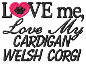 Picture of Cardigan Welsh Corgi Machine Embroidery Design