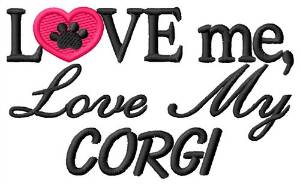 Picture of Corgi Machine Embroidery Design