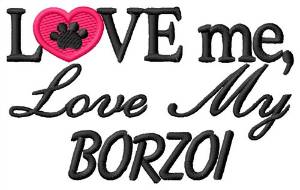 Picture of Borzoi Machine Embroidery Design