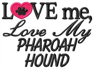 Picture of Pharoah Hound Machine Embroidery Design
