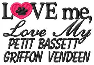 Picture of Petit Bassett Griffon Vendeen Machine Embroidery Design