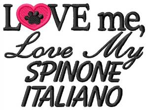 Picture of Spinone Italiono Machine Embroidery Design