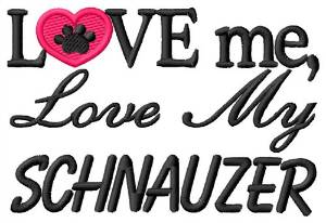 Picture of Schnauzer Machine Embroidery Design