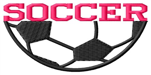 Soccer Name Drop Machine Embroidery Design