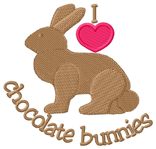 Love Bunnies Machine Embroidery Design