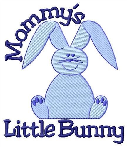 Mommys Little Bunny Machine Embroidery Design