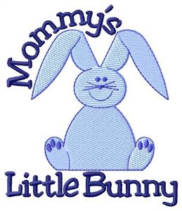 Picture of Mommys Little Bunny Machine Embroidery Design