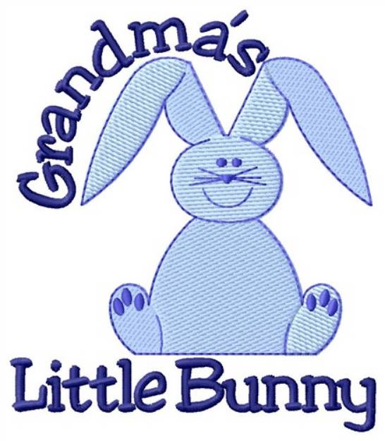 Picture of Grandmas Little Bunny Machine Embroidery Design