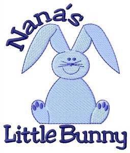 Picture of Nanas Little Bunny Machine Embroidery Design