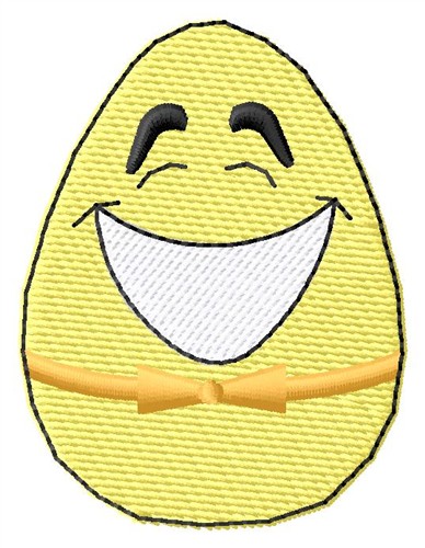 Happy Egg Machine Embroidery Design