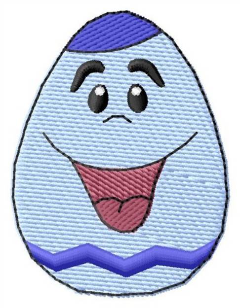 Picture of Egg Face Machine Embroidery Design