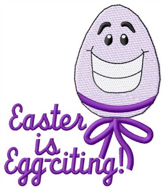 Picture of Egg-citing Machine Embroidery Design