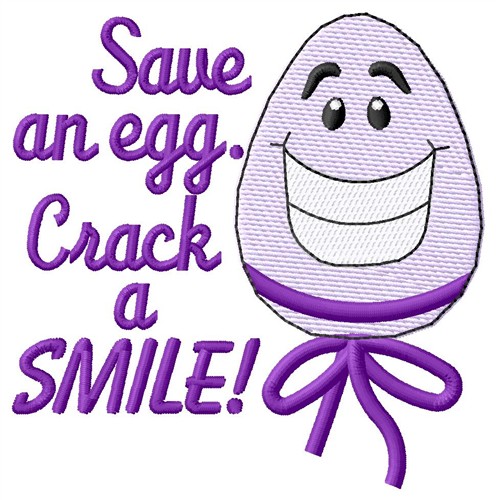 Save An Egg Machine Embroidery Design
