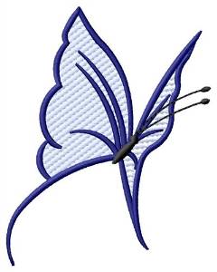 Picture of Light Fill Butterfly Machine Embroidery Design