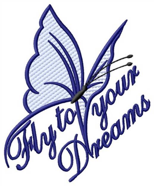Picture of Fly To Your Dreams Machine Embroidery Design