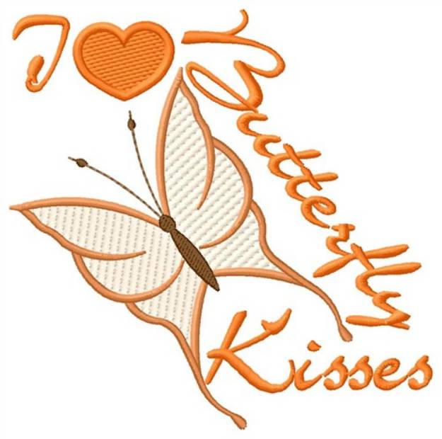 Picture of Butterfly Kisses Machine Embroidery Design