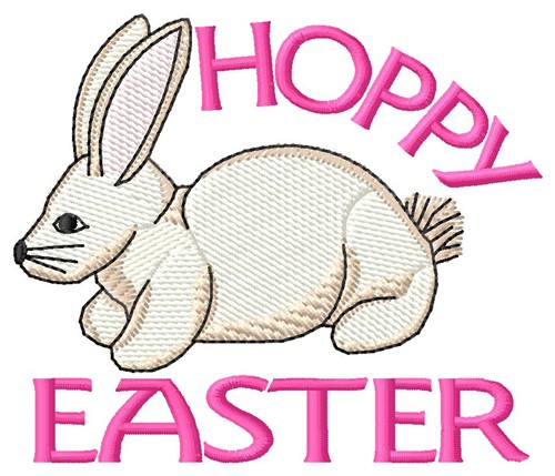 Hoppy Easter Machine Embroidery Design