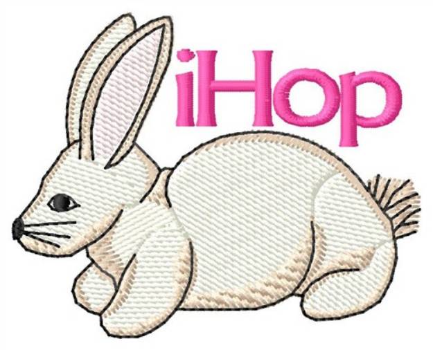 Picture of I Hop Machine Embroidery Design