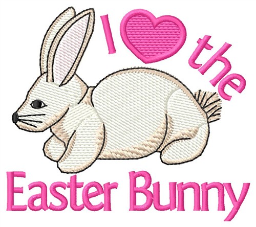The Easter Bunny Machine Embroidery Design
