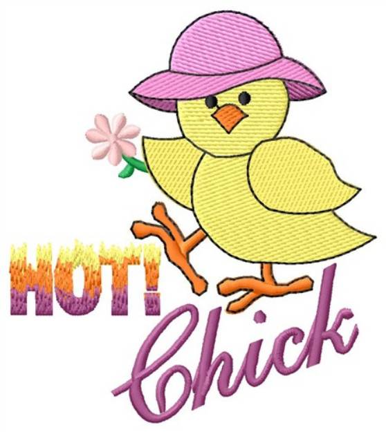 Picture of Hot Chick Machine Embroidery Design