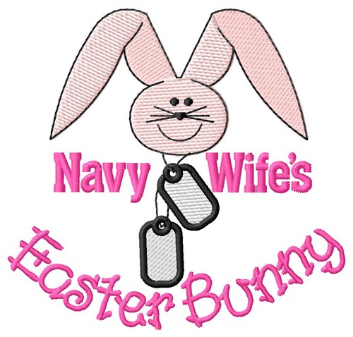 Navy Wifes Machine Embroidery Design
