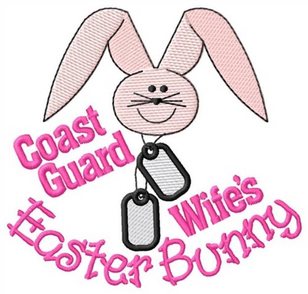 Picture of Coast Guard Wifes Machine Embroidery Design