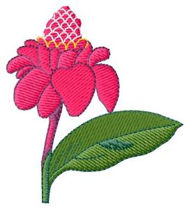 Picture of Torch Ginger Machine Embroidery Design