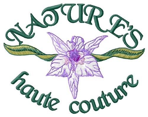 Natures Haute Couture Machine Embroidery Design