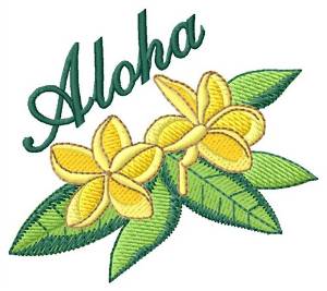 Picture of Aloha Machine Embroidery Design