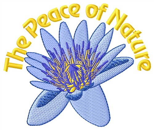 The Peace Of Nature Machine Embroidery Design