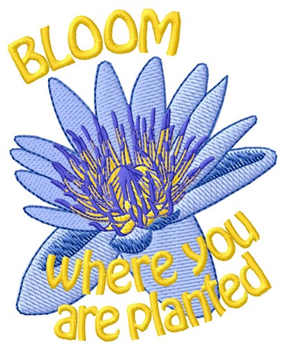Bloom Machine Embroidery Design