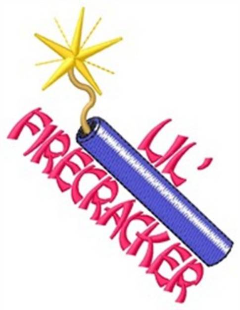 Picture of Lil Firecracker Machine Embroidery Design