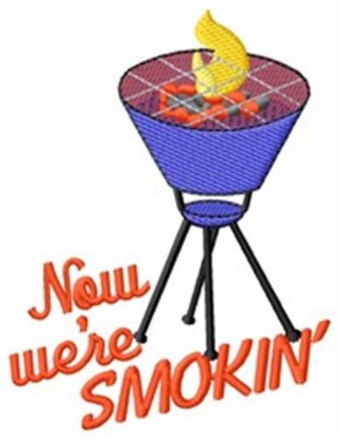 Picture of Smokin Machine Embroidery Design