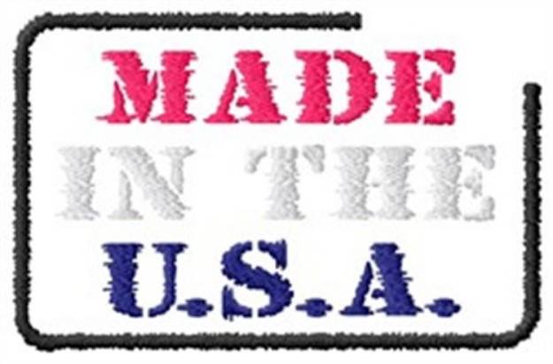 Picture of Made In The USA Machine Embroidery Design