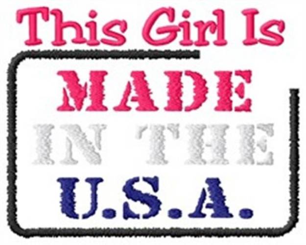 Picture of This Girl Machine Embroidery Design