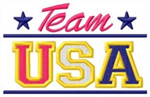 Picture of Team USA Machine Embroidery Design