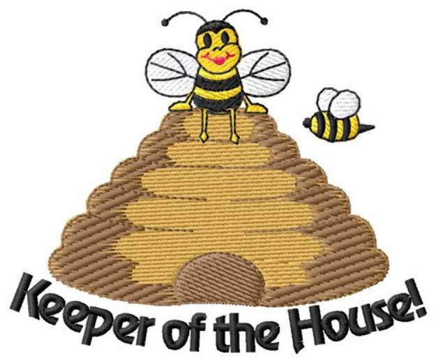Picture of Keeper Of The House Machine Embroidery Design