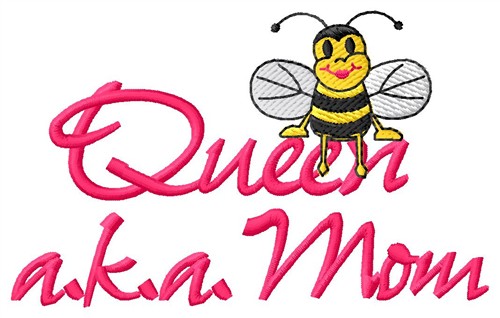 Queen Machine Embroidery Design
