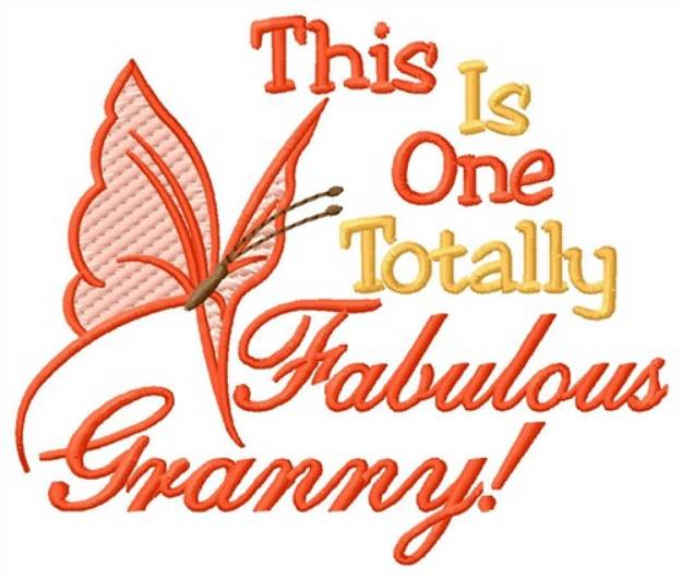 Picture of Fabulous Granny Machine Embroidery Design