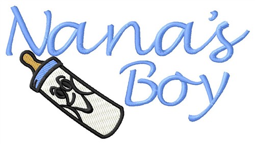 Nanas Boy Machine Embroidery Design