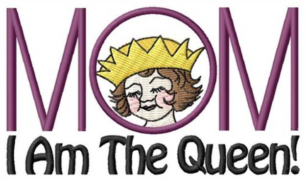 Picture of The Queen Machine Embroidery Design